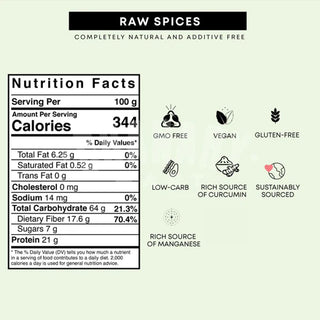 NATURAL TURMERIC CHAI/GOLDEN MILK SPICE MIX