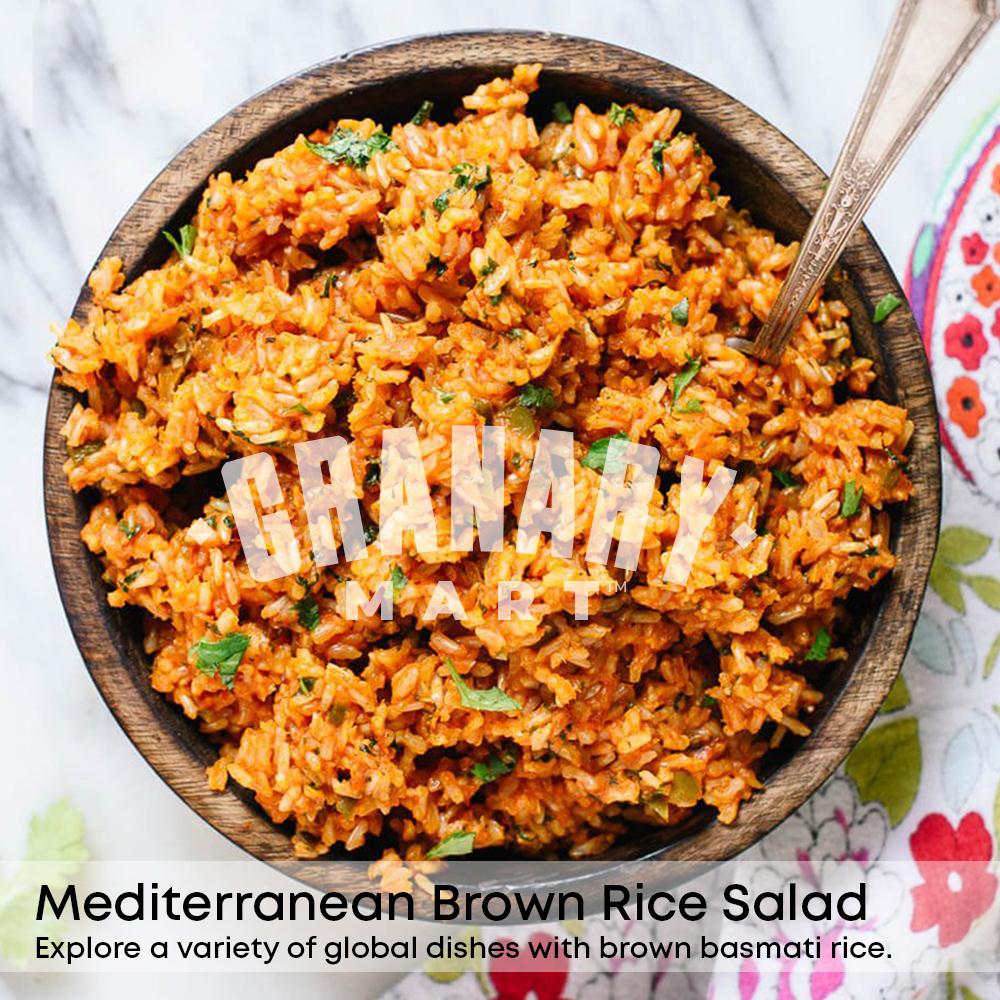 Extra long Brown Basmati Rice bulk Granary Mart