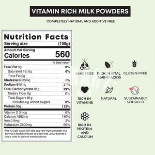 INSTANT FORTIFIED NONFAT MILK POWDER-Natural Milk Powders-Granary Mart