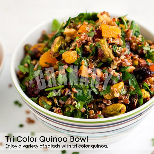 ORGANIC TRICOLOR QUINOA-Organic Quinoa-Granary Mart
