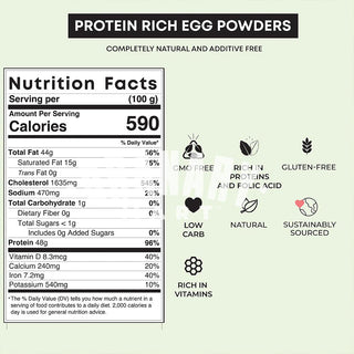 RAW WHOLE EGG POWDER-Additive Free Egg Powders-Granary Mart
